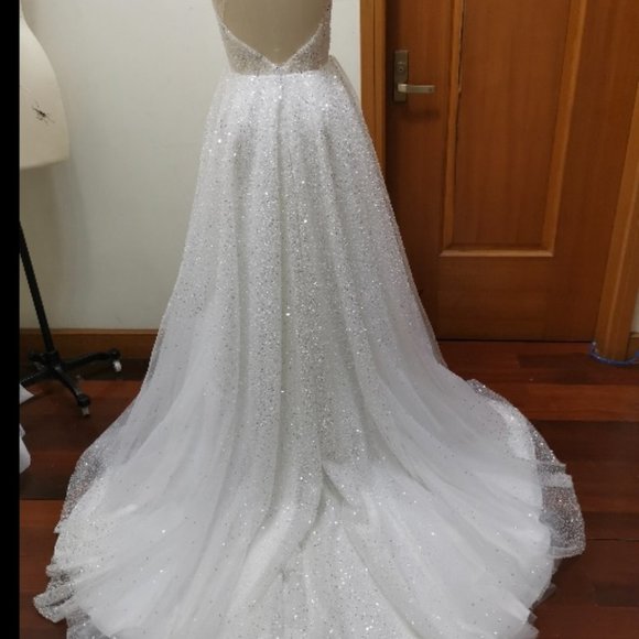 Lace and Liberty Custom Made 2 Piece Wedding Dress - Picture 6 of 10